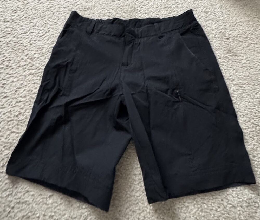 90 Degree by Reflex Women’s XS Black Bermuda Shorts Stretch Zip Pocket